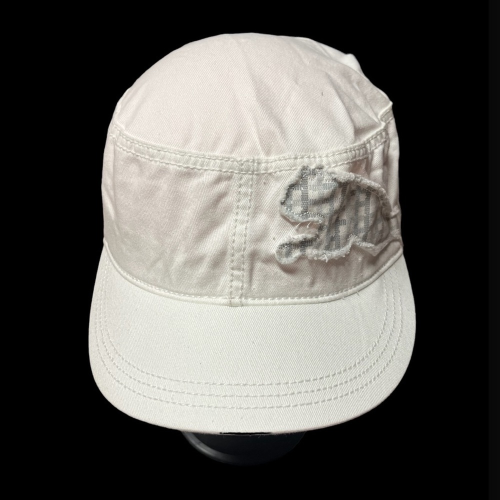 White Authentic Puma Logo Adjustable Baseball Cap - image 1